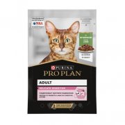 Пауч Pro Plan для взрослых кошек с чувствительным пищеварением, ягненок, DELICATE DIGESTION, 85 г