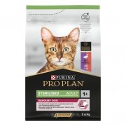 Корм Purina Pro Plan, для взрослых стерилизованных кошек, со вкусом утки с печенью, Savoury Duo, 3 кг
