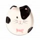 Миска Mr.Kranch Мордочка кошки, керамическая для кошек, черно-белая, 130 мл