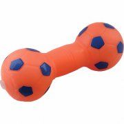 Игрушка Гантель футбольная малая для собак, 13,8 см