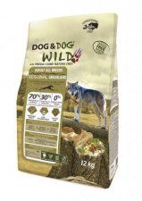 Корм Dog&Dog Wild для взрослых собак всех пород, со свининой, ягненком и буйволом, 12 кг