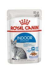 Кусочки в желе Royal Canin для взрослых кошек, живущих в помещении, Indoor Sterilised in Jelly, 85 г