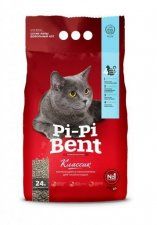 Наполнитель Pi-Pi-Bent для кошачьего туалета, Классик, 10 кг (24 л)