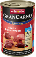 Консерва Gran Carno для щенков, с говядиной и сердцем индейки, 400 г