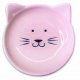 Миска Mr.Kranch Мордочка кошки, керамическая для кошек, розовая, 80 мл