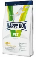 Корм Happy Dog для собак при почечной недостаточности, VET Renal Adult, 1 кг