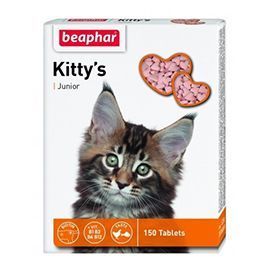 Кормовая добавка Kitty's Junior с биотином для котят, 150 таб.