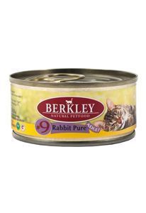 Консервы Berkley для кошек c мясом кролика, 100г
