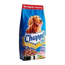 Сухой корм Chappi для собак, Мясное изобилие, 1кг (развес)