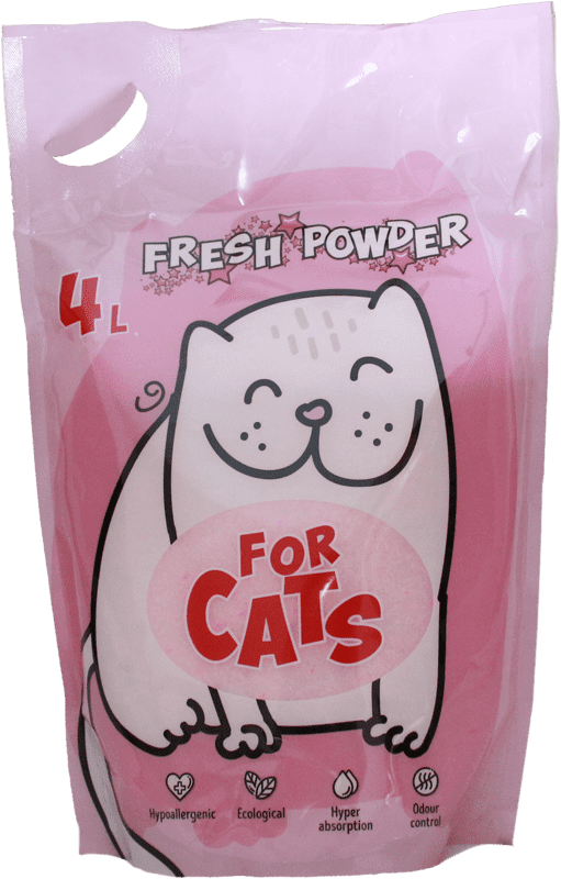 Наполнитель FOR CATS силикагелевый впитывающий, Fresh Powder, 1,55 кг ...