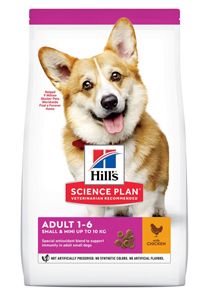 Сухой корм Hill's для взрослых собак декоративных пород, с курицей, 1 кг