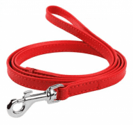 Поводок Collar Glamour для собак, красный, 122 см