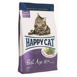 Корм Happy Cat Best Age 10+ для пожилых кошек 8-10 лет с домашней птицей, 4 кг