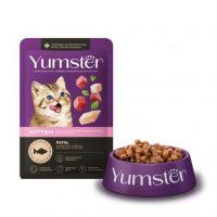 Пауч Yumster для котят, мясные кусочки с рыбой в соусе, 85 г