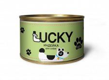 Консерва Lucky для собак, с индейкой, 130г