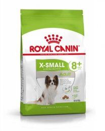 Корм Royal Canin X-Small Adult 8+ для взрослых собак очень мелких размеров (до 4 кг) старше 8 лет, 500 г