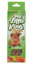 Лакомство "Little King" для грызунов, корзинки MIX: овощная, фруктово-ореховая и зерновая, 120-150 г