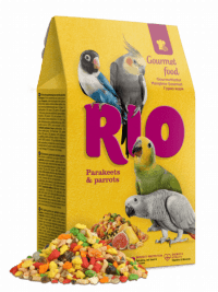 Корм RIO для средних и крупных попугаев, Гурмэ, 250 г