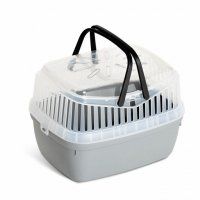 Переноска My Pets Solutions PORTOBELLO для животных, серая, 30x23x21h см