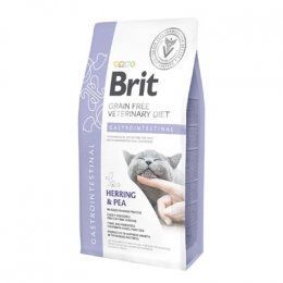 Корм Brit беззерновой, для кошек при острых и хронических гастроэнтеритах, VDC Gastrointestinal Harring & Pea, 400 г