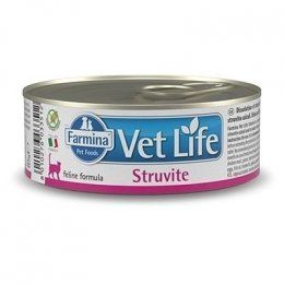 Консервы Farmina Vet Life Natural Diet Cat Struvite, для кошек, для лечения и профилактики рецидивов струвитного уролитиаза, 85 г