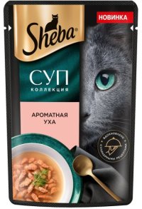 Пауч SHEBA для взрослых кошек, с добавлением форели, «СУП КОЛЛЕКЦИЯ», 70г