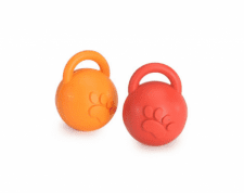 Игрушка CAMON для собак, Мячик с ручкой и пищалкой резиновый маленький, 6,5 см
