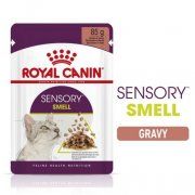 Пауч Royal Canin для взрослых кошек, кусочки в соусе, Sensory Smell, 85 г