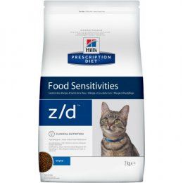 Корм-диета Hill's для взрослых кошек с пищевой аллергией, z/d Low Allergen, 2 кг