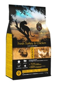 Корм сухой AMBROSIA GRAIN FREE для котят, индейка, курица, 1,5 кг