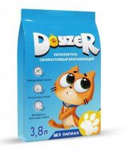 Наполнитель DOYZER, силикагелевый впитывающий, без запаха, 1,6 кг (3,8 л)