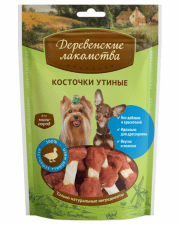 Деревенские лакомства для собак мини-пород, косточки утиные, 55 г