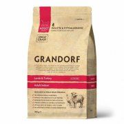 Корм Grandorf для домашних кошек, с яненком и индейкой, Indoor, 400 г
