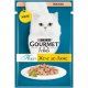 Пауч Gourmet для взрослых кошек с лососем, Желе Де-люкс, 75 г