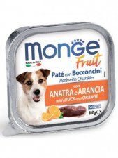 Консерва Monge Dog Fruit для собак, с уткой и апельсином, 100 г
