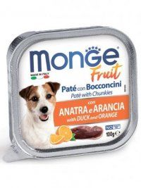 Консерва Monge Dog Fruit для собак, с уткой и апельсином, 100 г