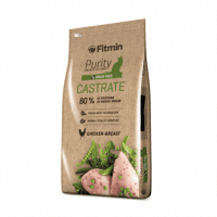Корм Fitmin Purity для кошек после кастрации/стерилизации с курицей, Castrate, 400 г
