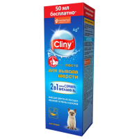 Паста Cliny для кошек, для вывода шерсти, 200 мл