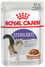 Кусочки в соусе Royal Canin для кошек после стерилизации, STERILISED, 85 г