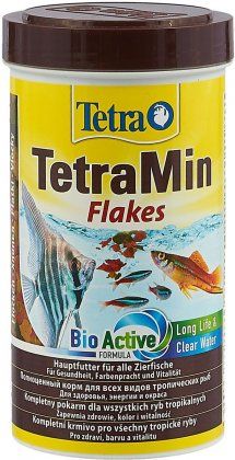 Корм TetraMin для всех видов тропических рыб, Flakes, 100 гр (500 мл)