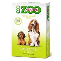 БИОкапли на холку ЭКО ZOOЛЕКАРЬ для собак, 4 пипетки