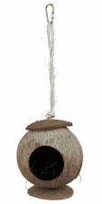 Домик "TRIXIE" для грызунов, из кокосовой скорлупы, диам.13х31 см