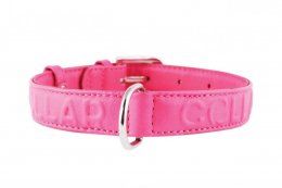 Ошейник с объёмной надписью Collar Glamour для собак, Розовый, 38-49 см