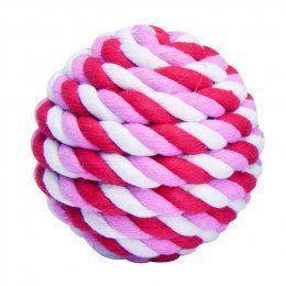 Игрушка CAMON Мячик плетеный из хлопка для собак, 10 см