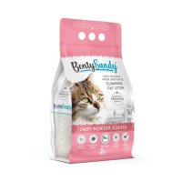 Наполнитель комкующийся бентонитовый без отдушки, BentySandy Baby Powder+color granules, 5 кг (5 л) 