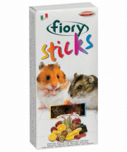 Лакомство Fiory, палочки для хомяков со вкусом фруктов, 100 г