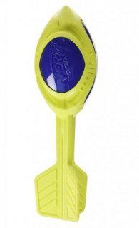 Игрушка NERF для собак, Снаряд из вспененной резины и нейлона (серия "Мегатон"), синий/зеленый, 30 см