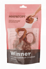 Лакомство сушеное Winner для собак мелких пород и щенков Трахея говяжья (мини), 50 г