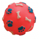Игрушка Мяч с лапками и косточками, для собак, 7,2 см