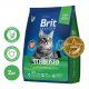 Корм Brit Premium Cat Sterilized Chicken для стерилизованных кошек с курицей, 2 кг